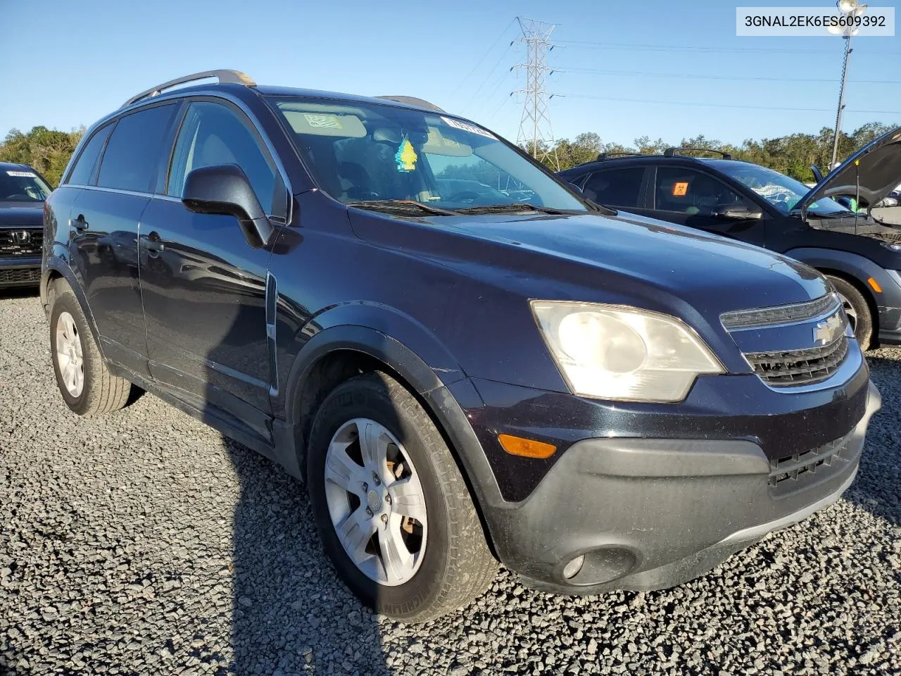 2014 Chevrolet Captiva Ls VIN: 3GNAL2EK6ES609392 Lot: 76577244