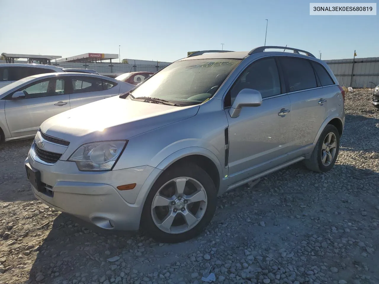 2014 Chevrolet Captiva Lt VIN: 3GNAL3EK0ES680819 Lot: 76615634