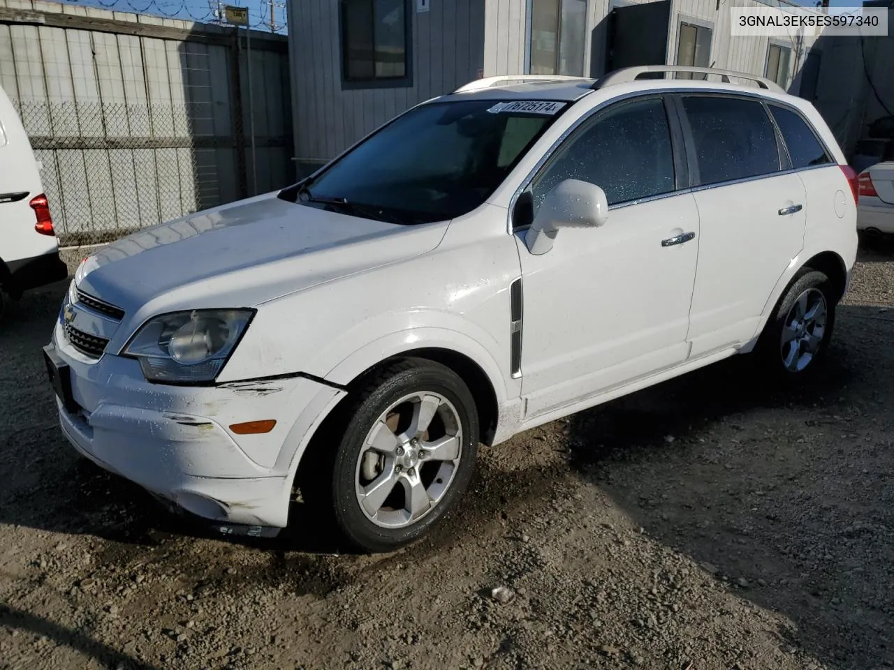 2014 Chevrolet Captiva Lt VIN: 3GNAL3EK5ES597340 Lot: 76725174