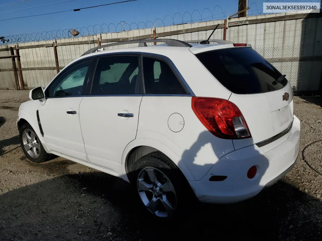 2014 Chevrolet Captiva Lt VIN: 3GNAL3EK5ES597340 Lot: 76725174