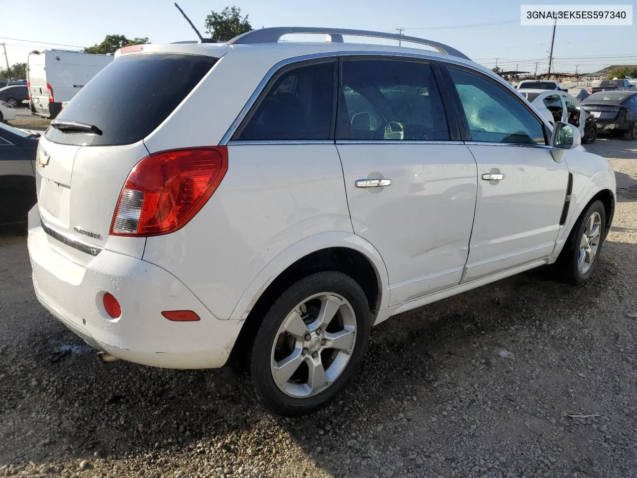 2014 Chevrolet Captiva Lt VIN: 3GNAL3EK5ES597340 Lot: 76725174