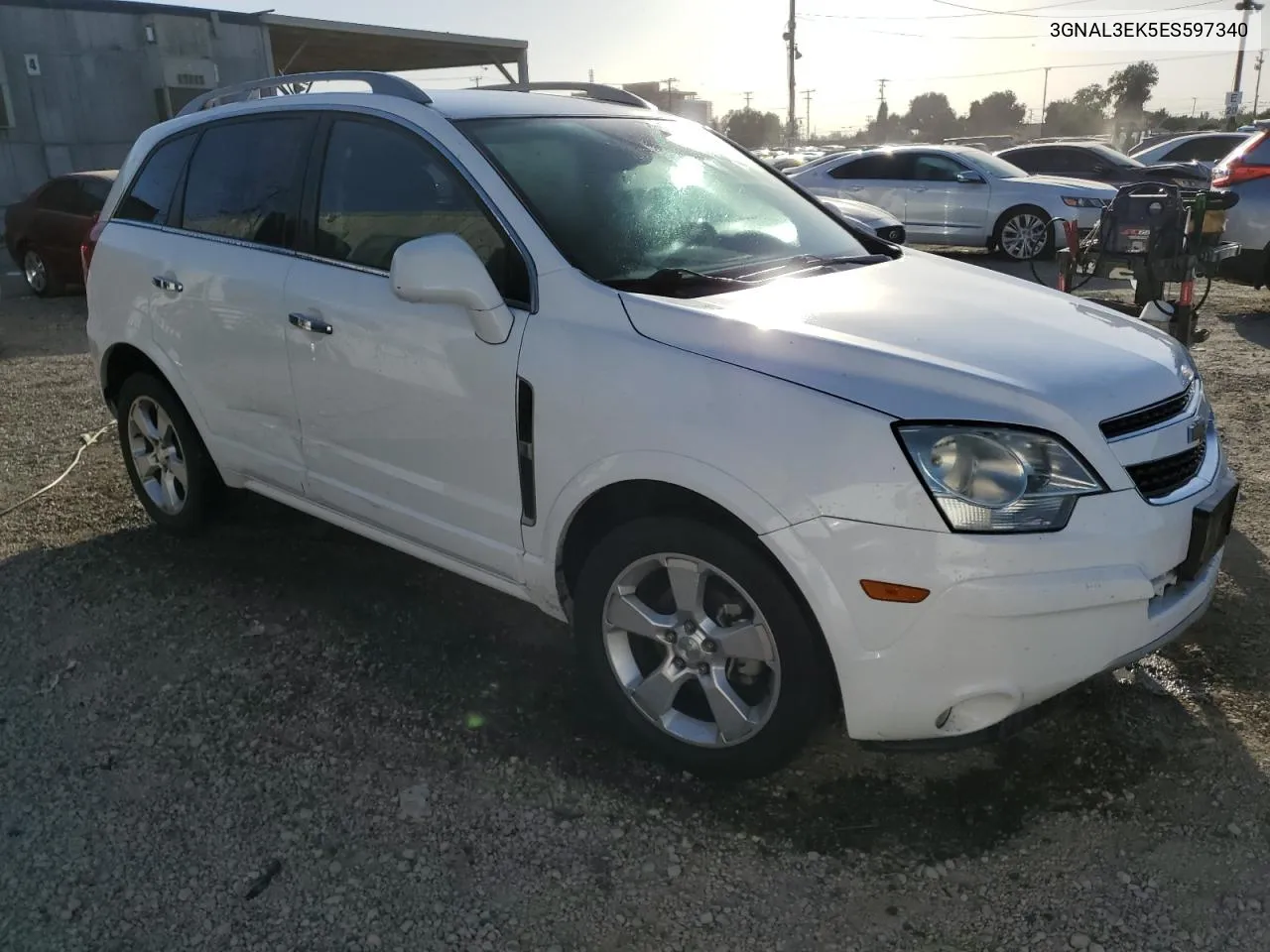 2014 Chevrolet Captiva Lt VIN: 3GNAL3EK5ES597340 Lot: 76725174