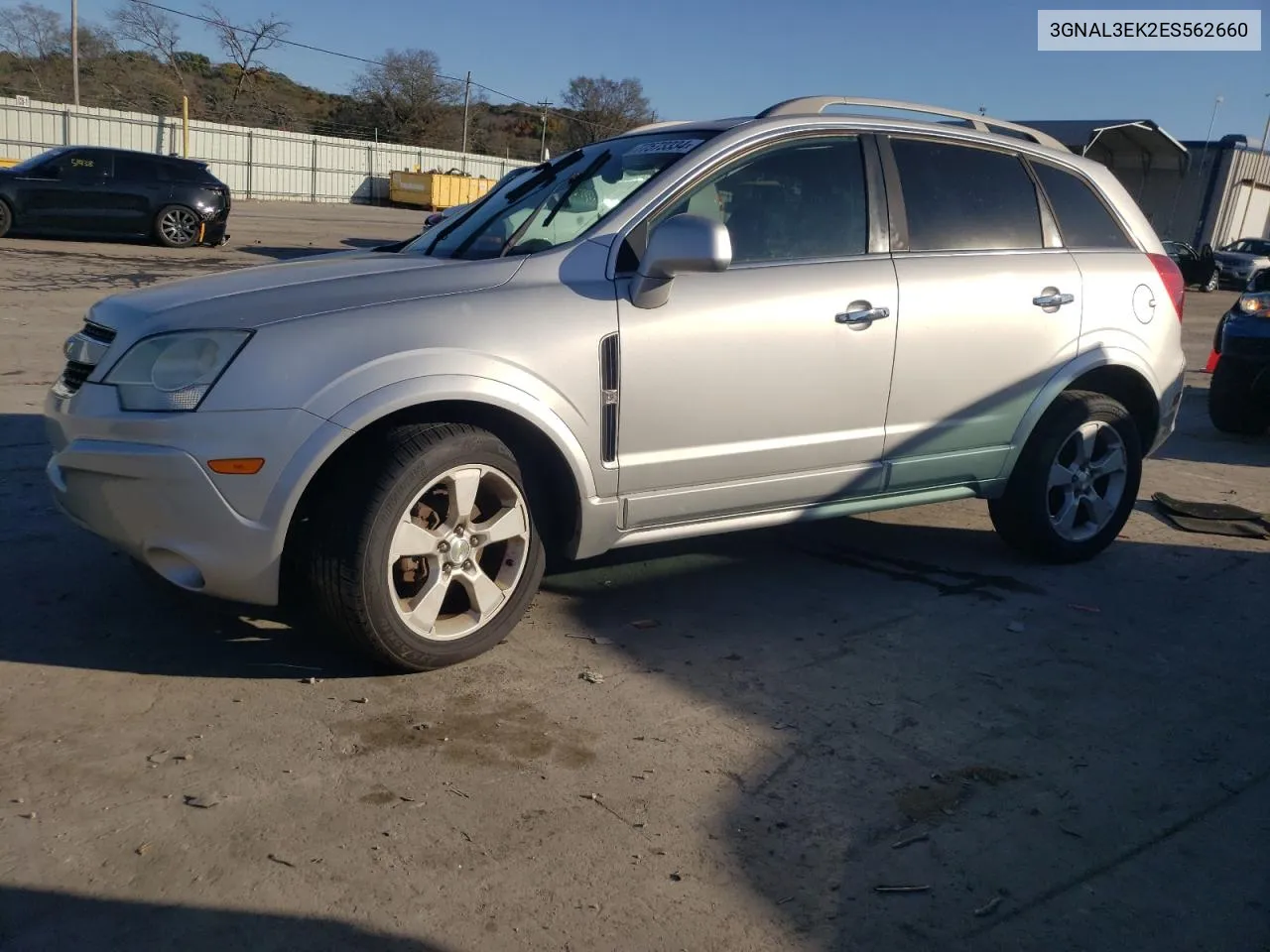 2014 Chevrolet Captiva Lt VIN: 3GNAL3EK2ES562660 Lot: 77573334