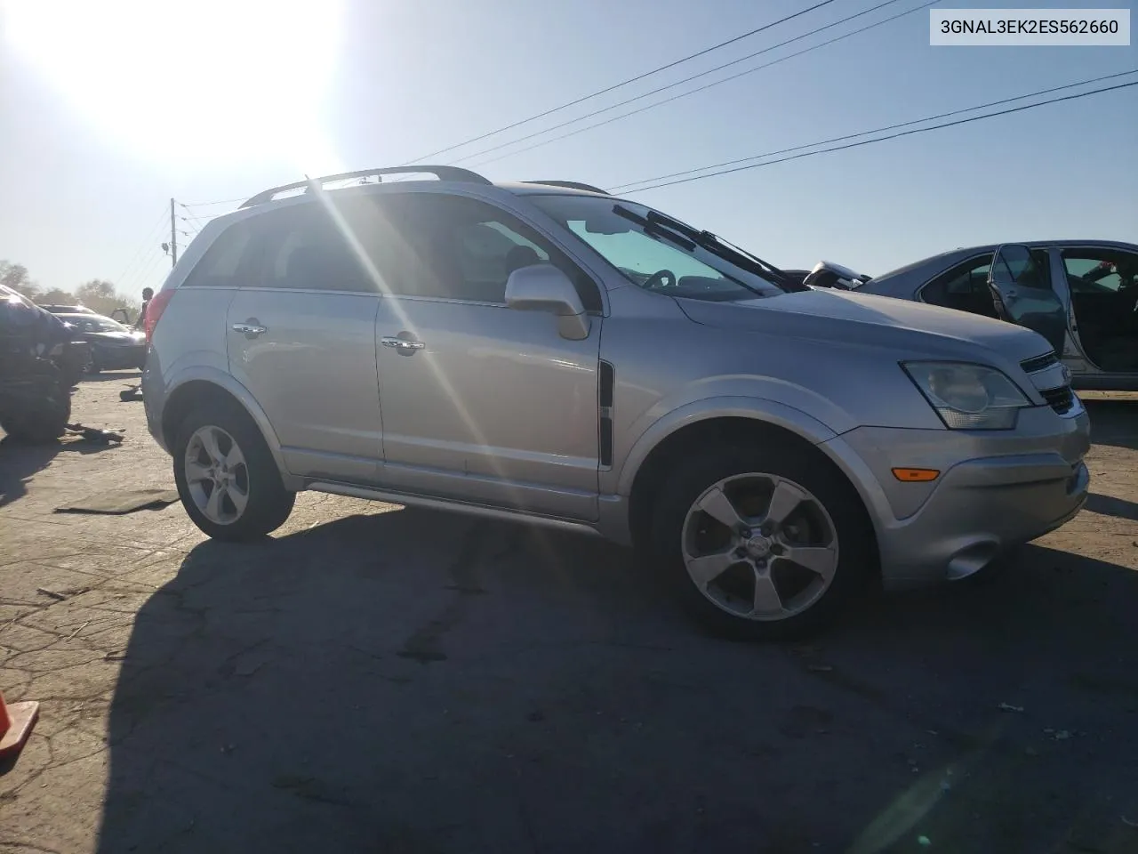 2014 Chevrolet Captiva Lt VIN: 3GNAL3EK2ES562660 Lot: 77573334