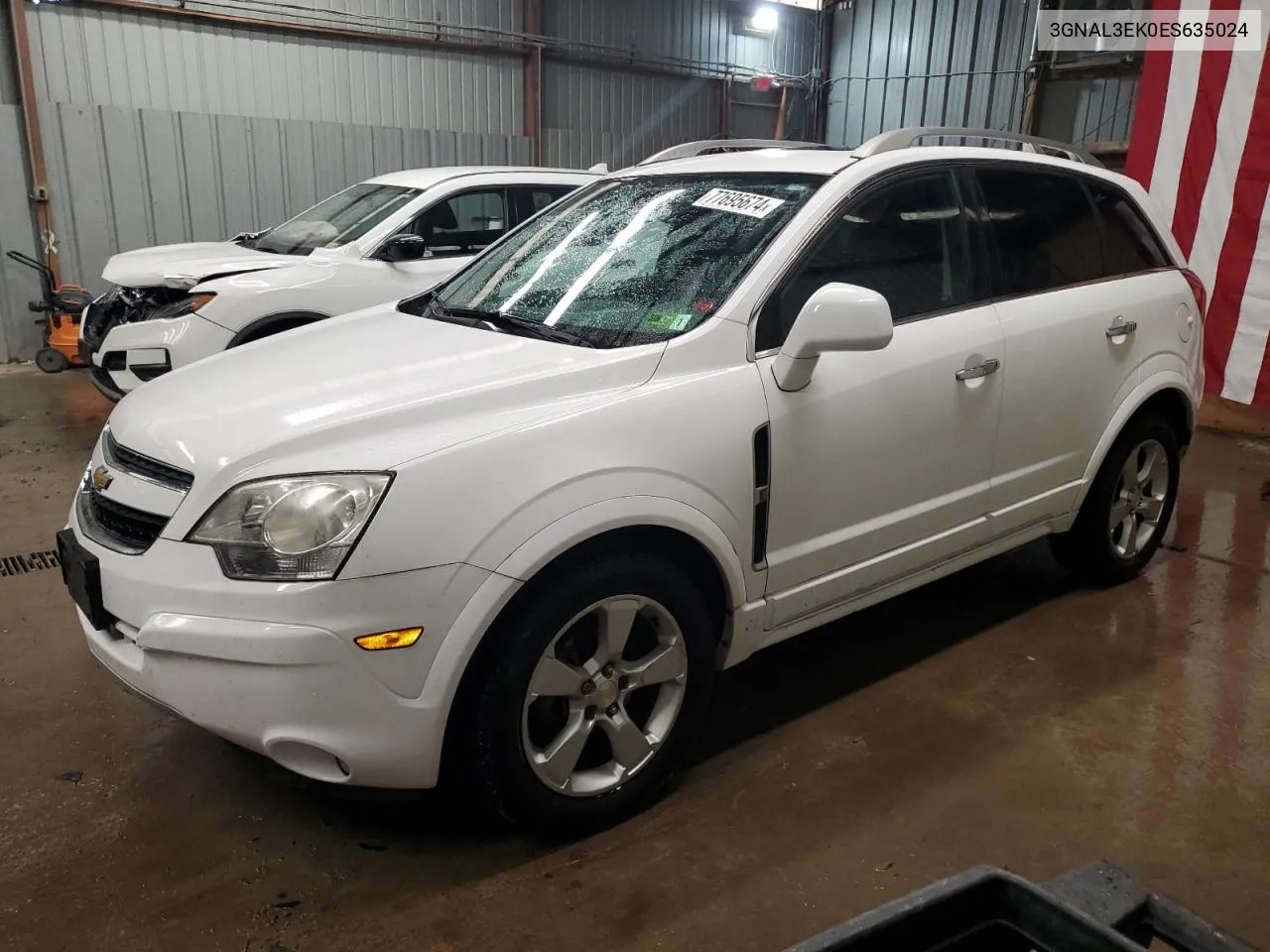 3GNAL3EK0ES635024 2014 Chevrolet Captiva Lt