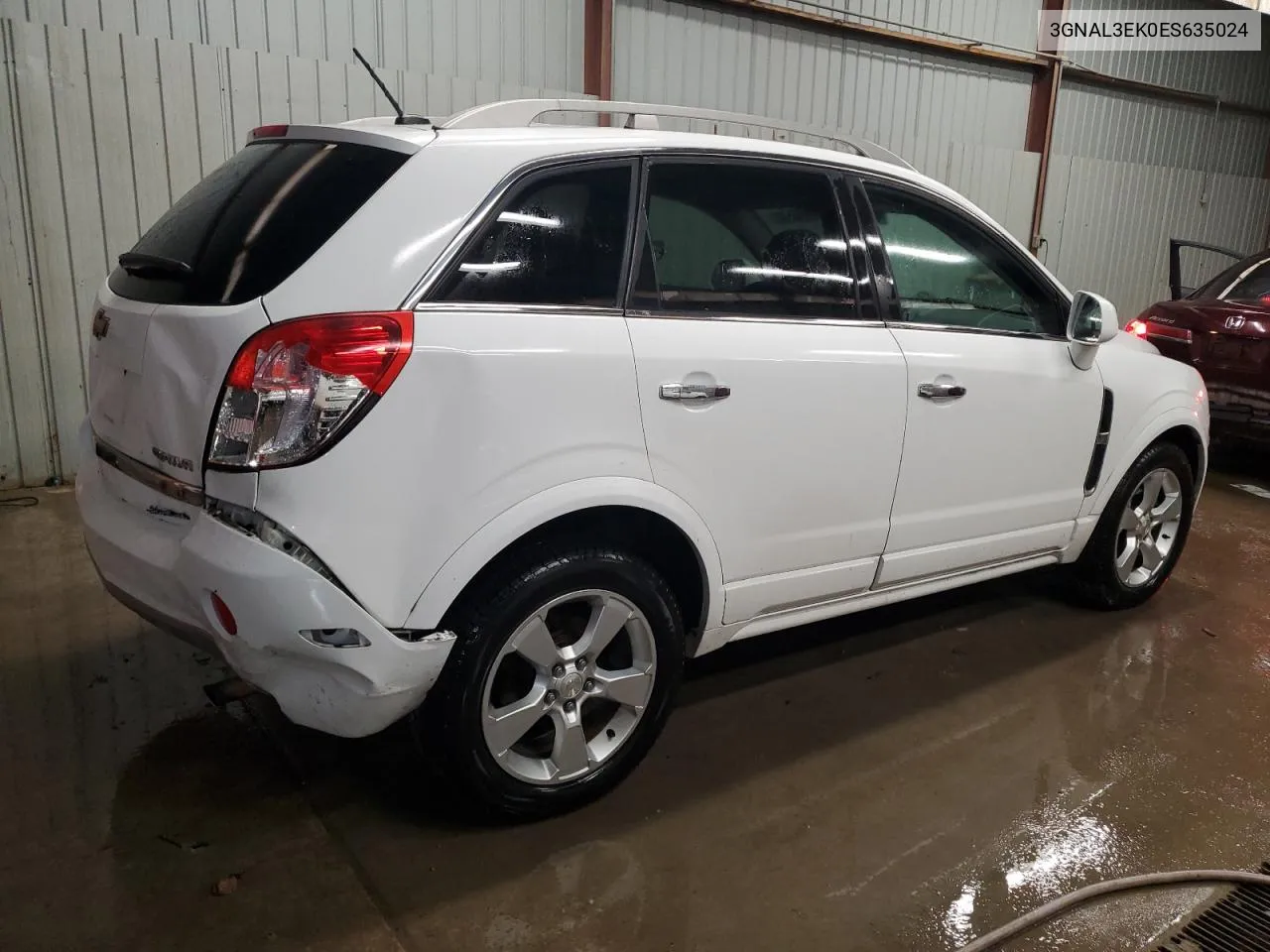 3GNAL3EK0ES635024 2014 Chevrolet Captiva Lt