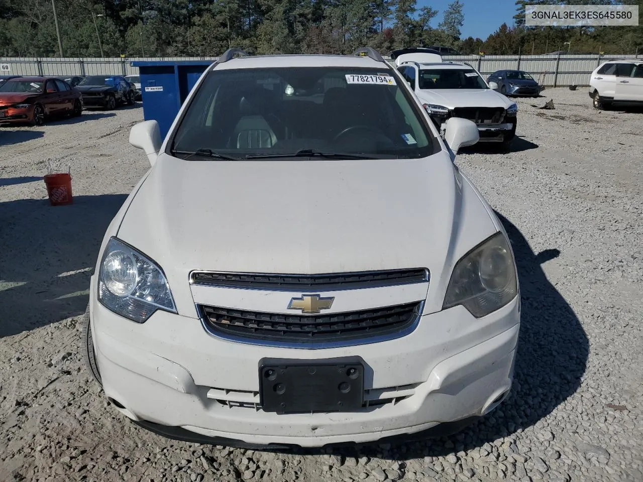 2014 Chevrolet Captiva Lt VIN: 3GNAL3EK3ES645580 Lot: 77821794