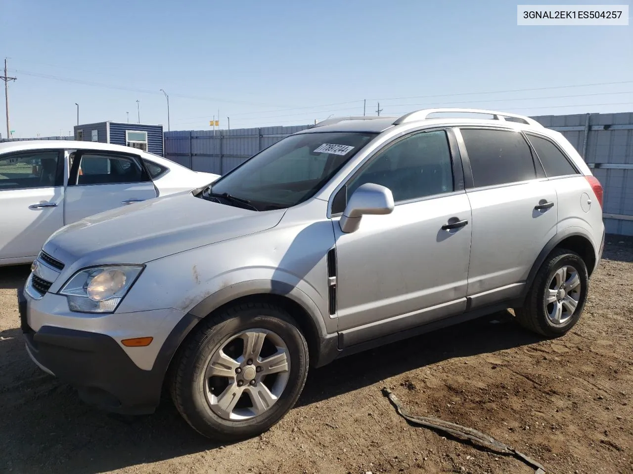 2014 Chevrolet Captiva Ls VIN: 3GNAL2EK1ES504257 Lot: 77897244