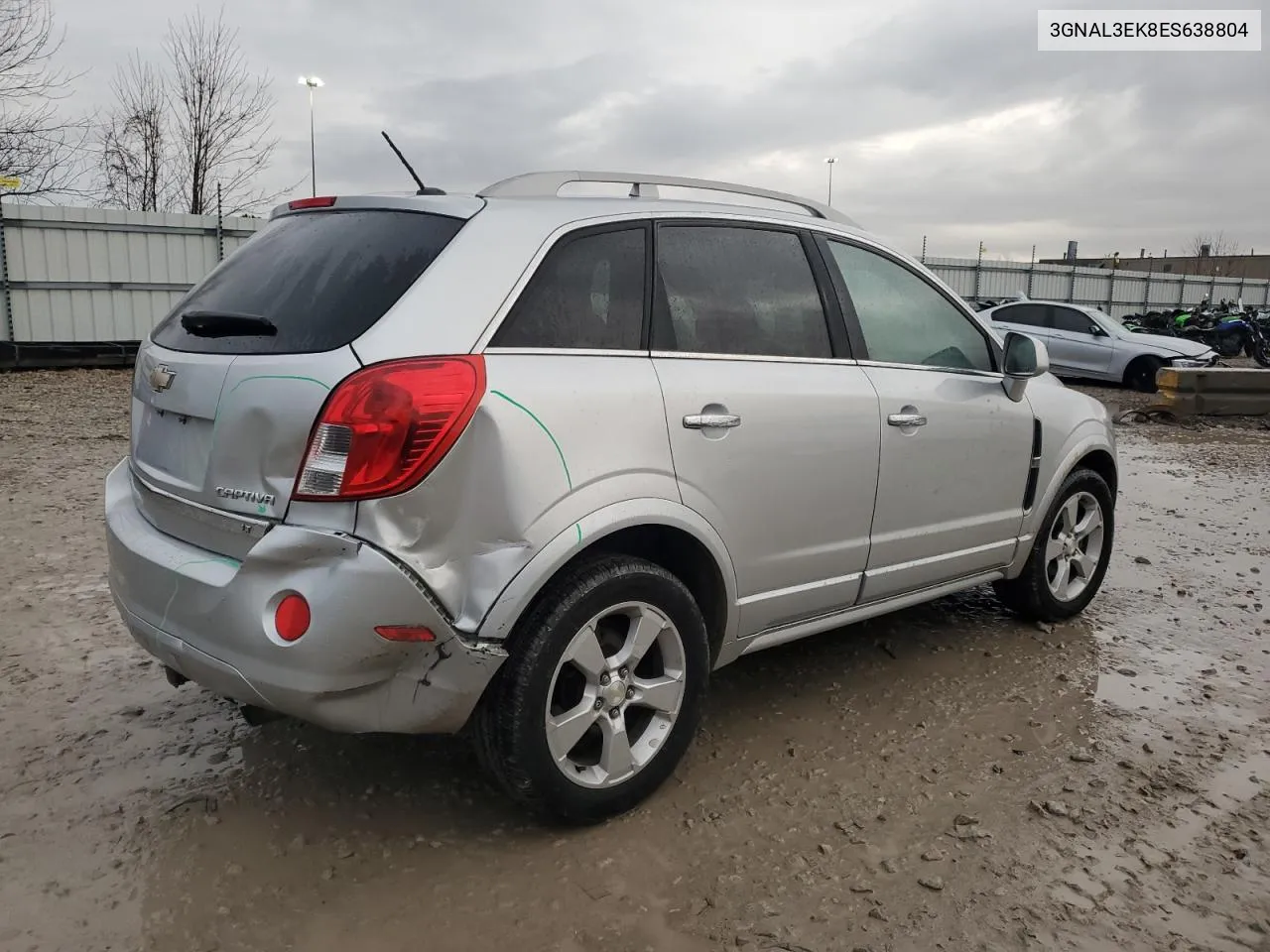 2014 Chevrolet Captiva Lt VIN: 3GNAL3EK8ES638804 Lot: 78991354