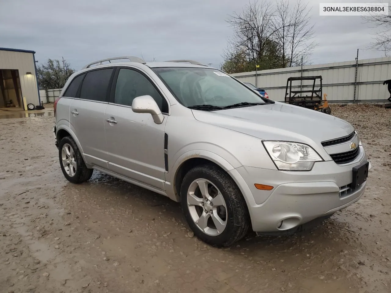 2014 Chevrolet Captiva Lt VIN: 3GNAL3EK8ES638804 Lot: 78991354