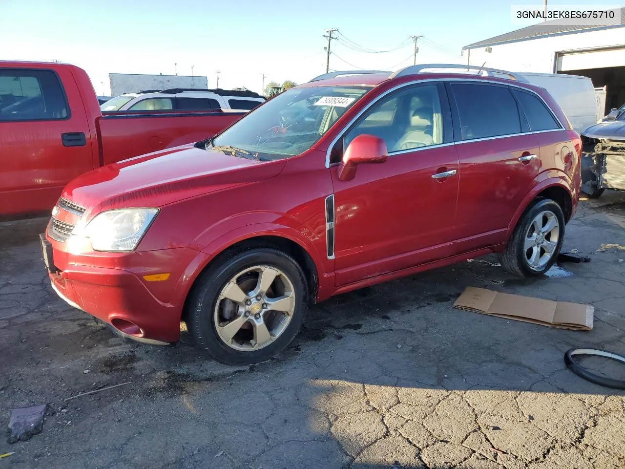 2014 Chevrolet Captiva Lt VIN: 3GNAL3EK8ES675710 Lot: 79309344