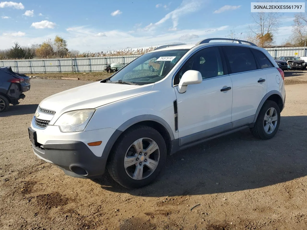 2014 Chevrolet Captiva Ls VIN: 3GNAL2EKXES561797 Lot: 79497974