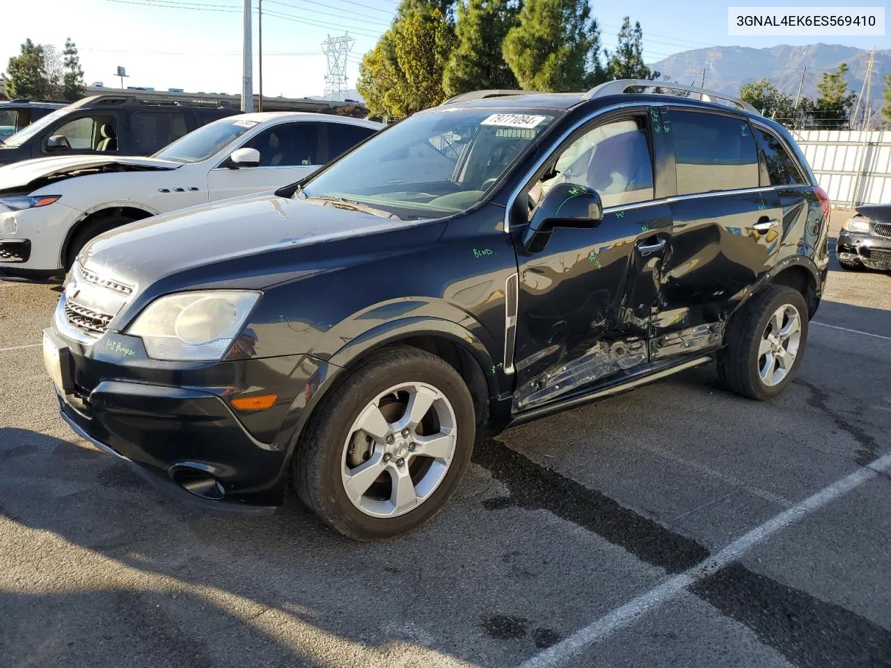 2014 Chevrolet Captiva Ltz VIN: 3GNAL4EK6ES569410 Lot: 79771094