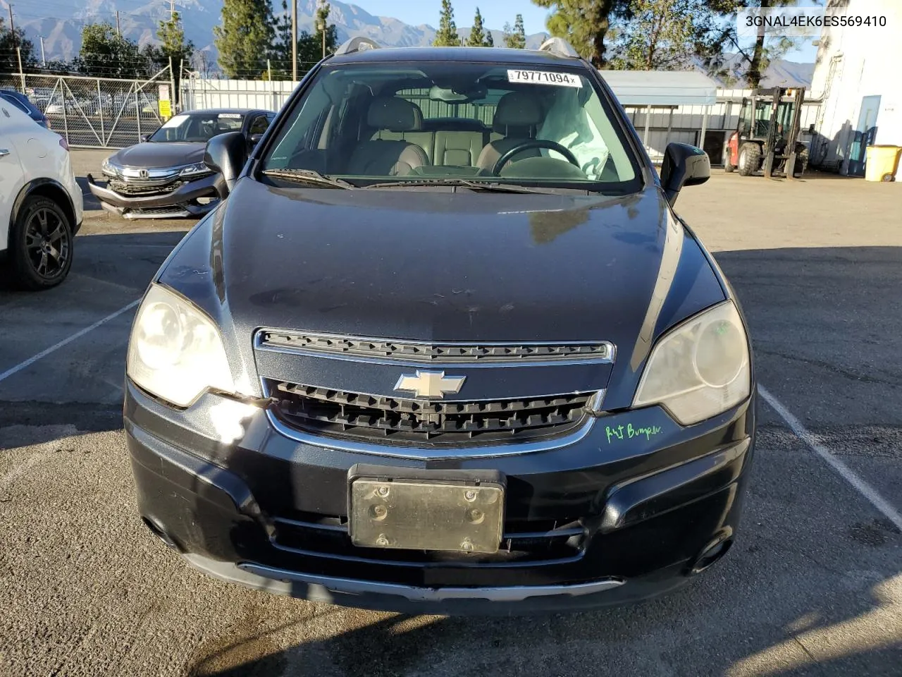 2014 Chevrolet Captiva Ltz VIN: 3GNAL4EK6ES569410 Lot: 79771094