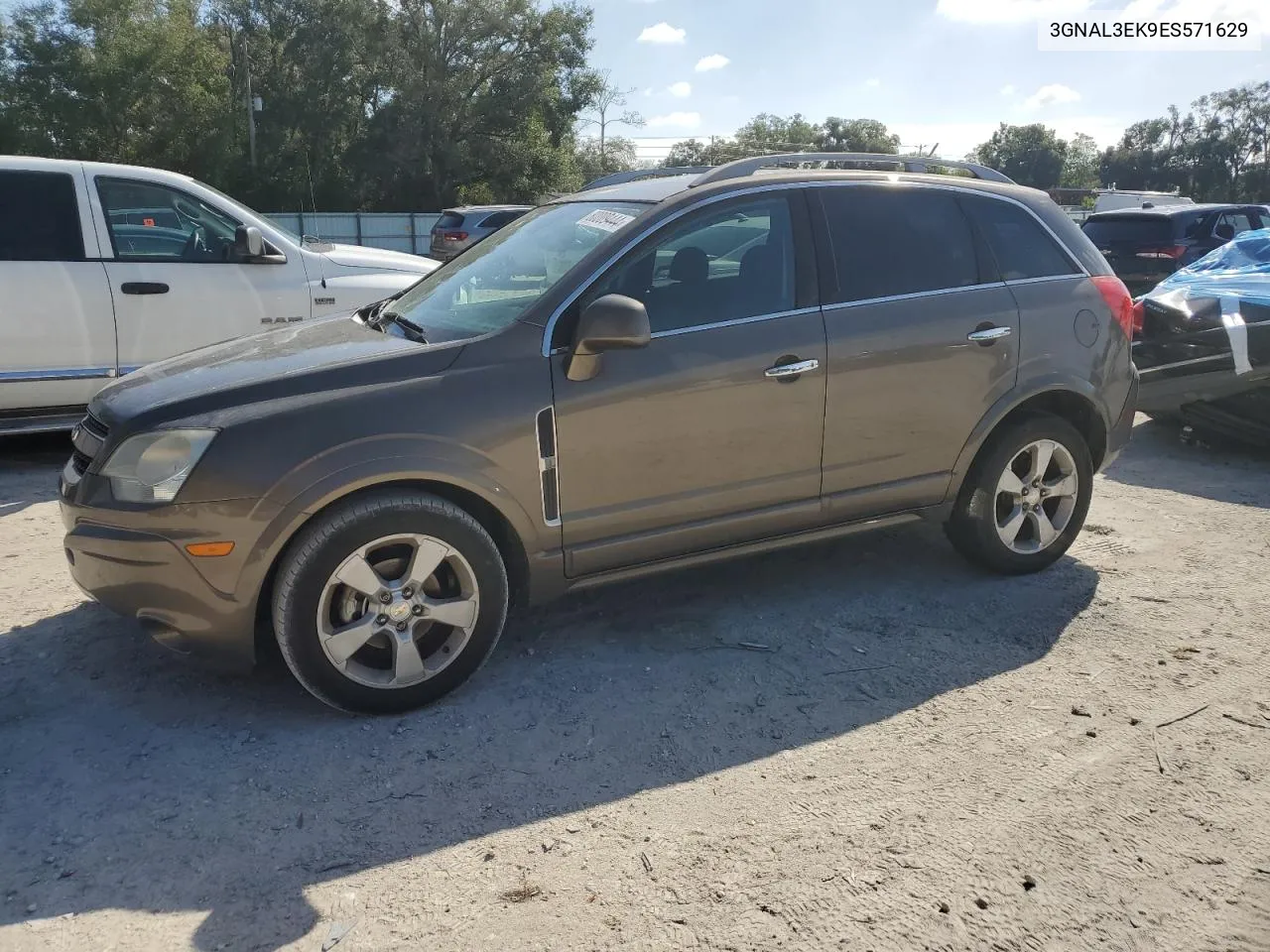 2014 Chevrolet Captiva Lt VIN: 3GNAL3EK9ES571629 Lot: 80009444