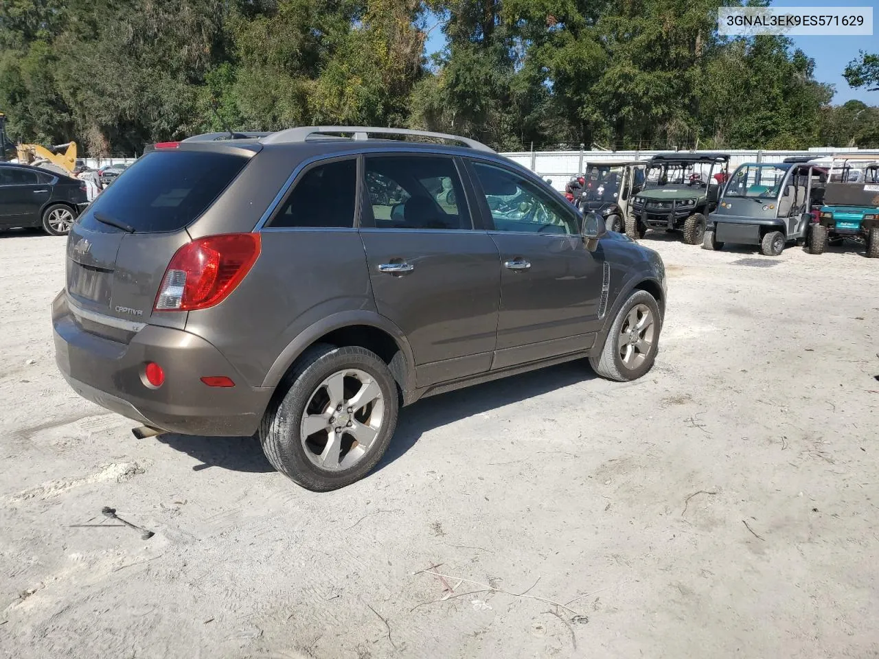 2014 Chevrolet Captiva Lt VIN: 3GNAL3EK9ES571629 Lot: 80009444