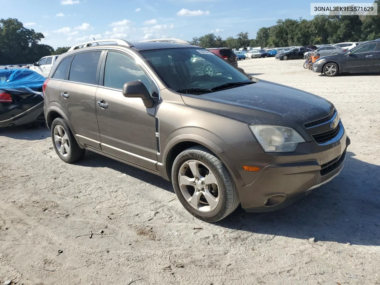 2014 Chevrolet Captiva Lt VIN: 3GNAL3EK9ES571629 Lot: 80009444