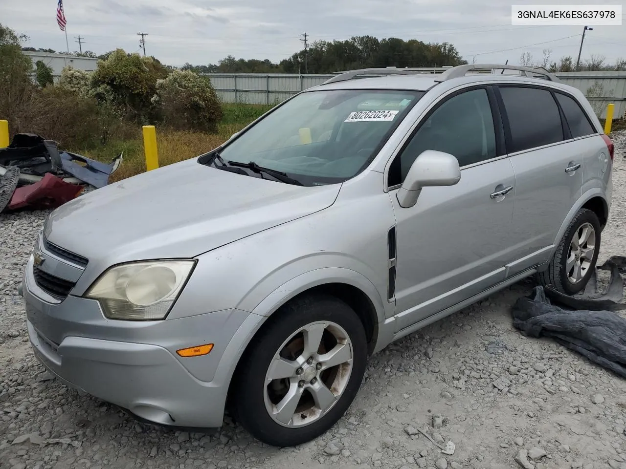 2014 Chevrolet Captiva Ltz VIN: 3GNAL4EK6ES637978 Lot: 80262024