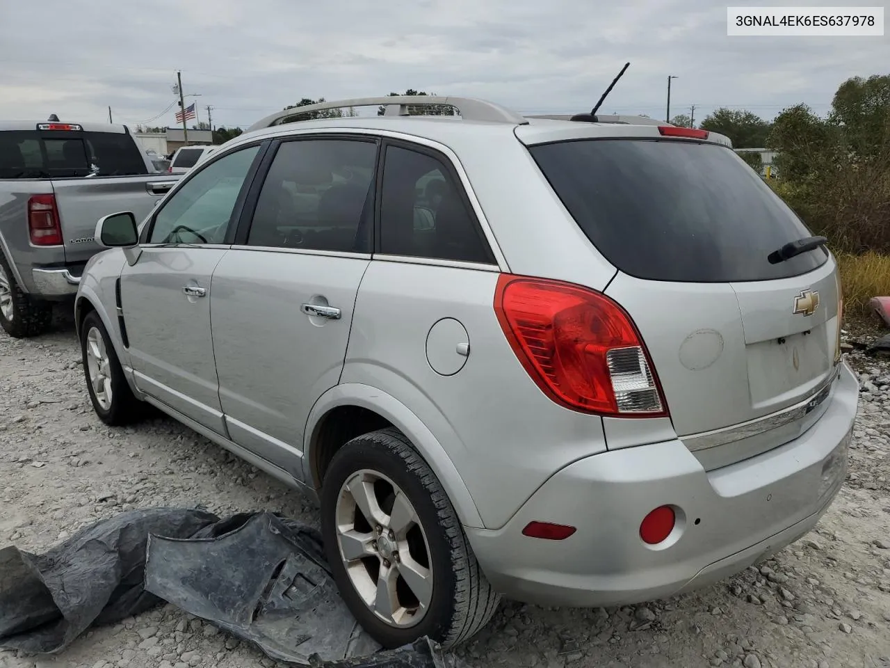 2014 Chevrolet Captiva Ltz VIN: 3GNAL4EK6ES637978 Lot: 80262024