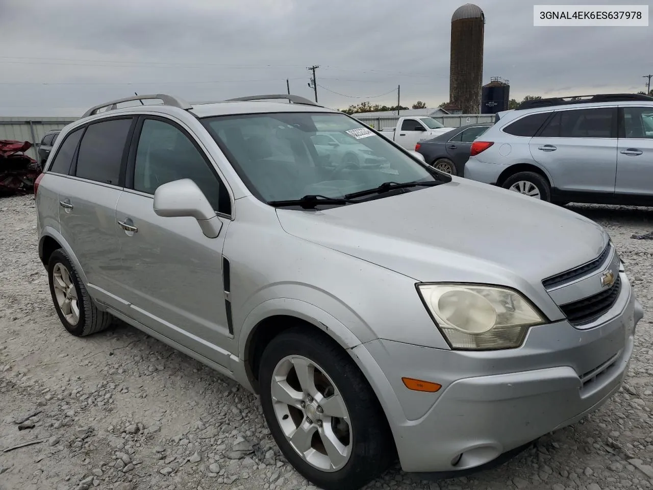 2014 Chevrolet Captiva Ltz VIN: 3GNAL4EK6ES637978 Lot: 80262024