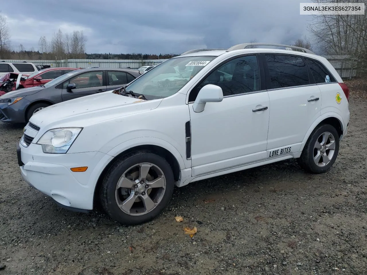 2014 Chevrolet Captiva Lt VIN: 3GNAL3EK3ES627354 Lot: 80928844