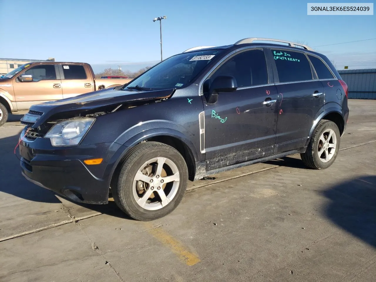 2014 Chevrolet Captiva Lt VIN: 3GNAL3EK6ES524039 Lot: 81152153