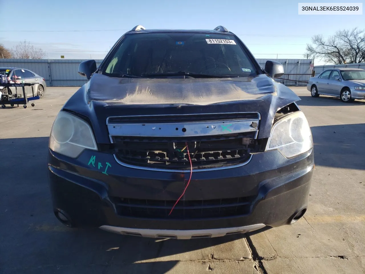 2014 Chevrolet Captiva Lt VIN: 3GNAL3EK6ES524039 Lot: 81152153