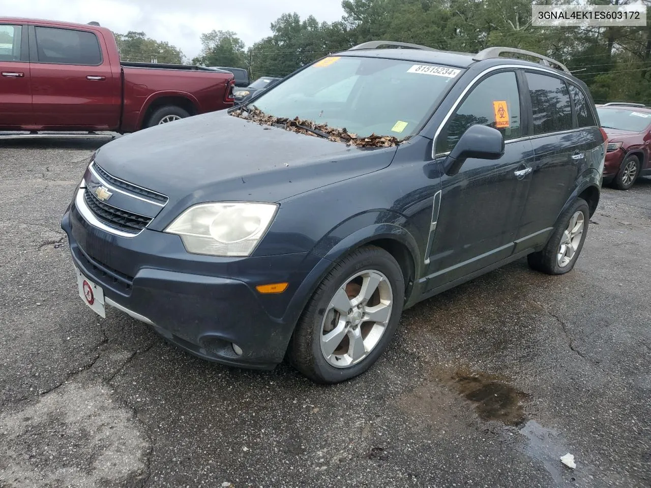 2014 Chevrolet Captiva Ltz VIN: 3GNAL4EK1ES603172 Lot: 81515234