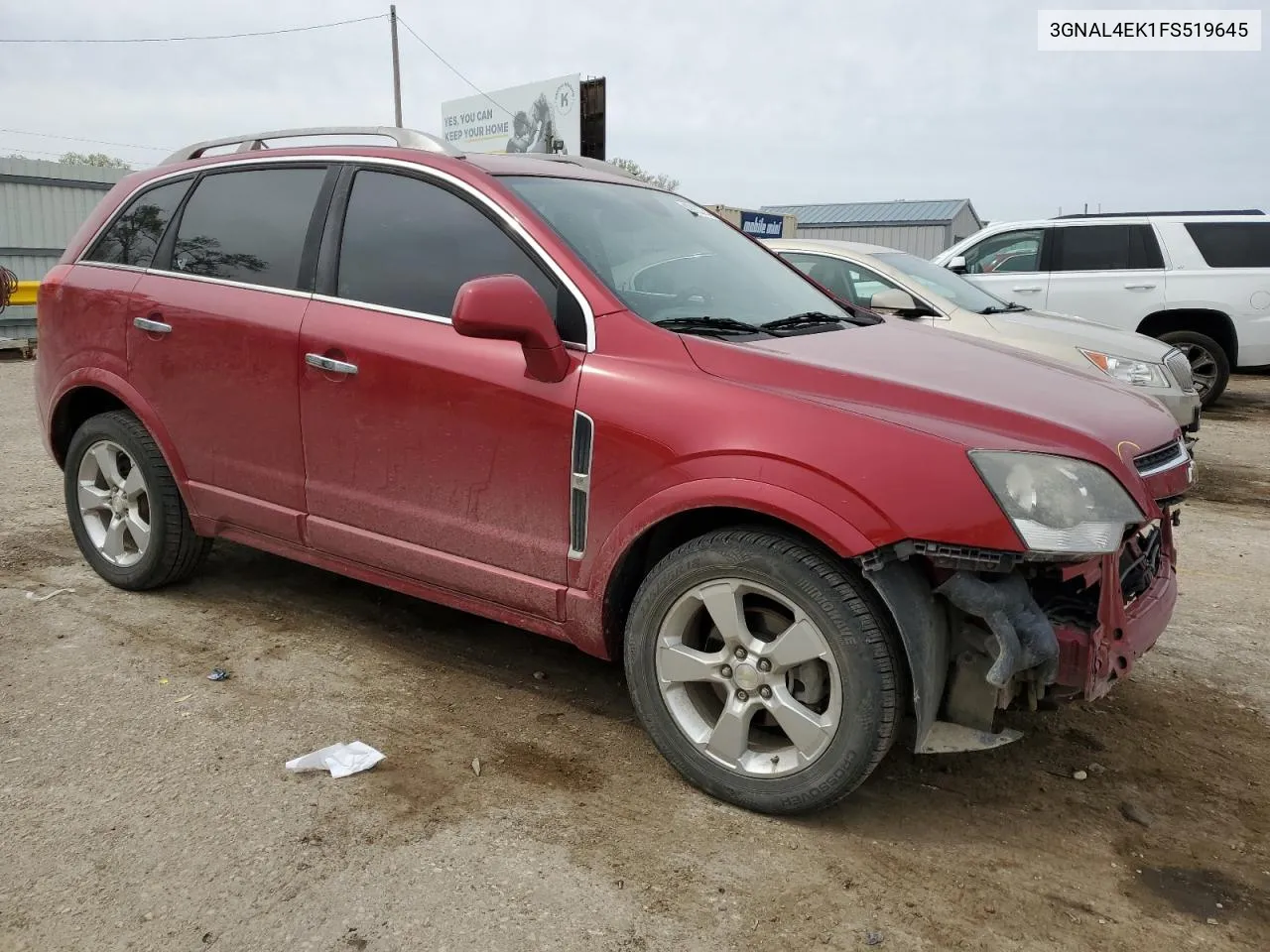 2015 Chevrolet Captiva Ltz VIN: 3GNAL4EK1FS519645 Lot: 49922284