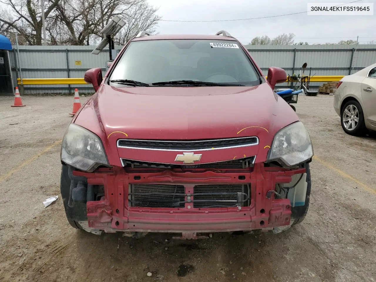 2015 Chevrolet Captiva Ltz VIN: 3GNAL4EK1FS519645 Lot: 49922284