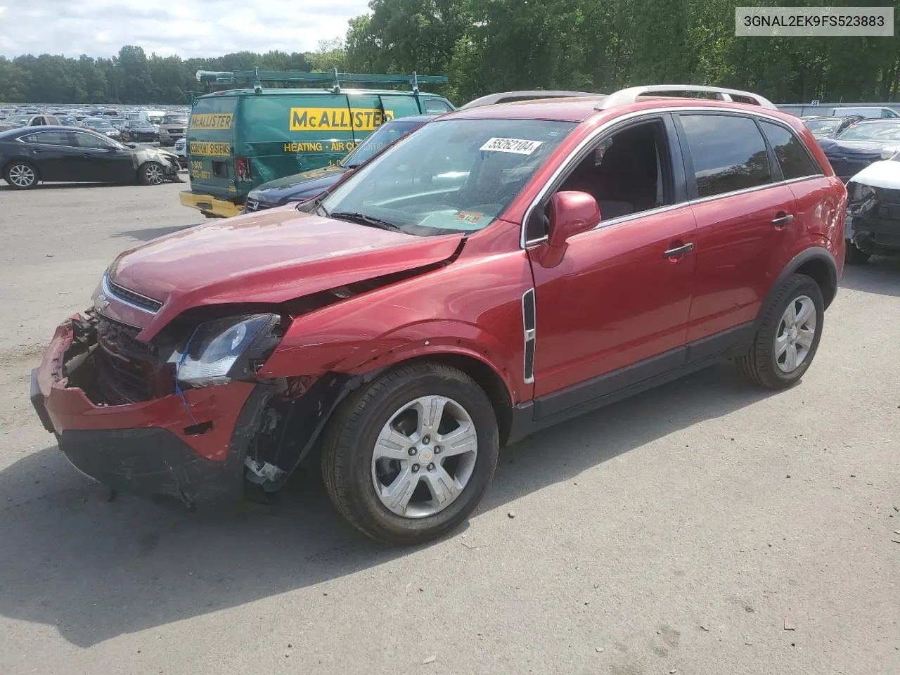 2015 Chevrolet Captiva Ls VIN: 3GNAL2EK9FS523883 Lot: 55262104