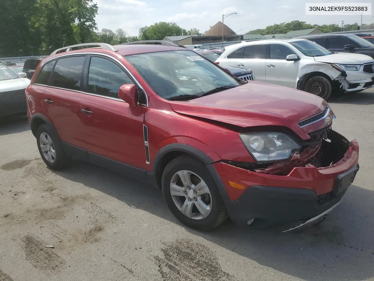 2015 Chevrolet Captiva Ls VIN: 3GNAL2EK9FS523883 Lot: 55262104