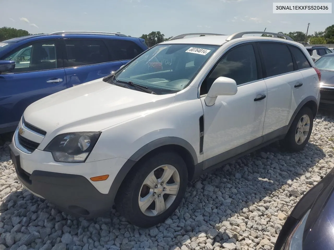 2015 Chevrolet Captiva Ls VIN: 3GNAL1EKXFS520436 Lot: 60764014