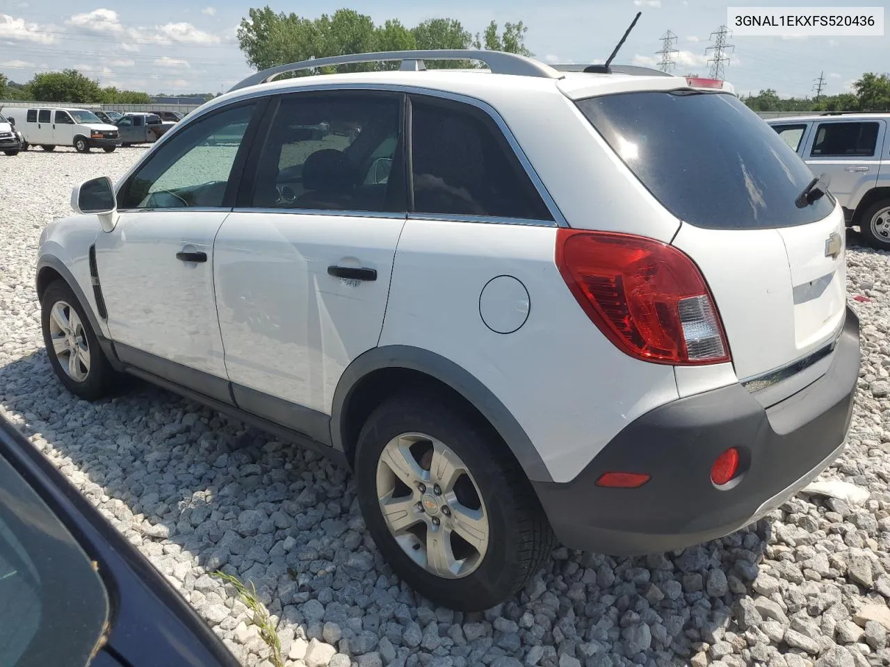 2015 Chevrolet Captiva Ls VIN: 3GNAL1EKXFS520436 Lot: 60764014