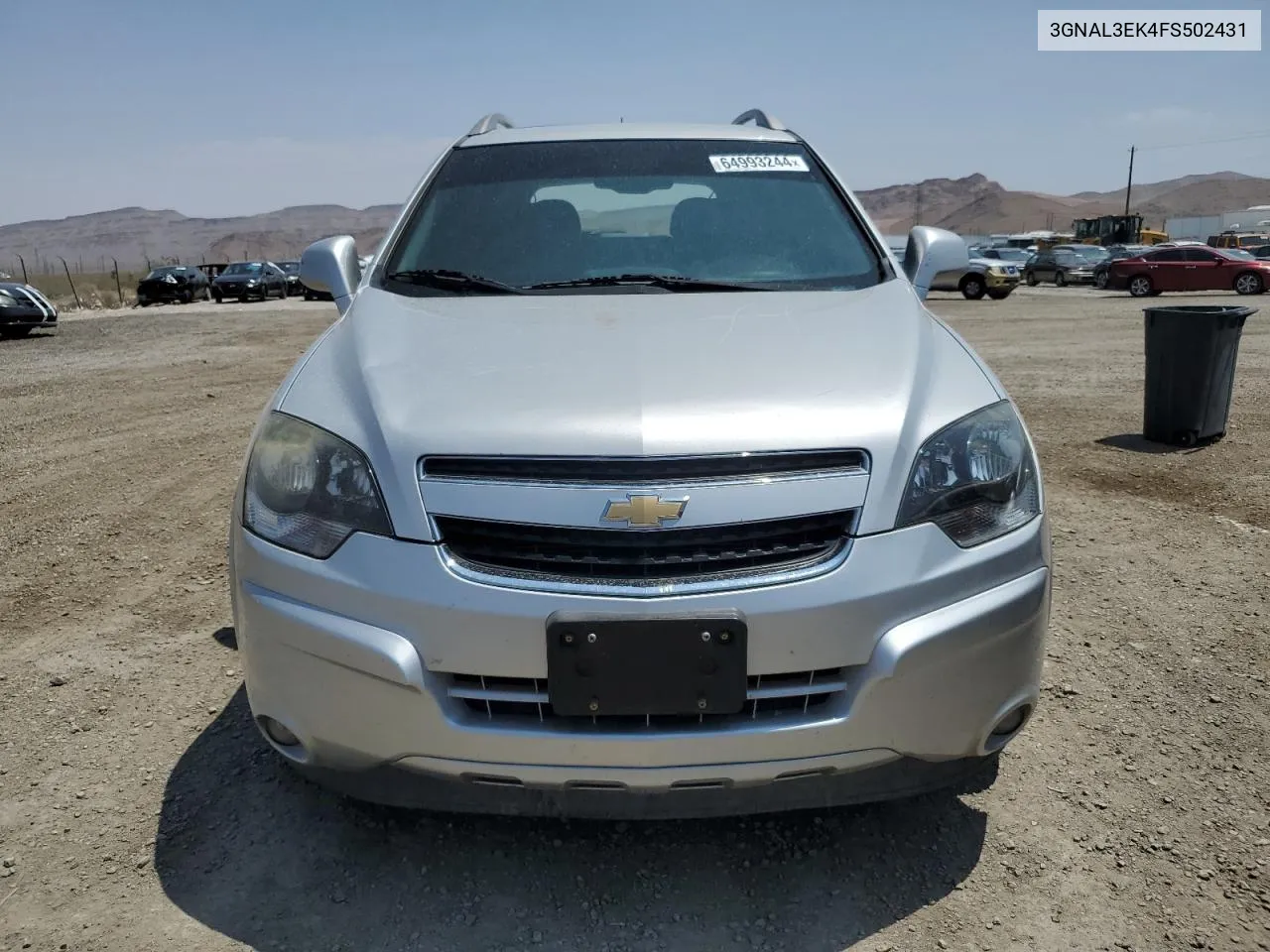 2015 Chevrolet Captiva Lt VIN: 3GNAL3EK4FS502431 Lot: 64993244