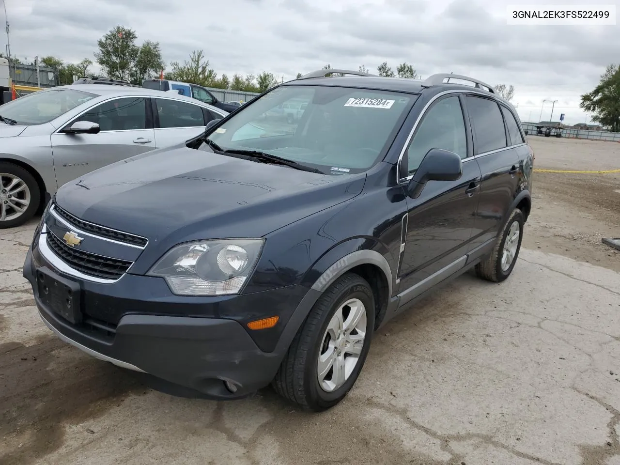 2015 Chevrolet Captiva Ls VIN: 3GNAL2EK3FS522499 Lot: 72315284