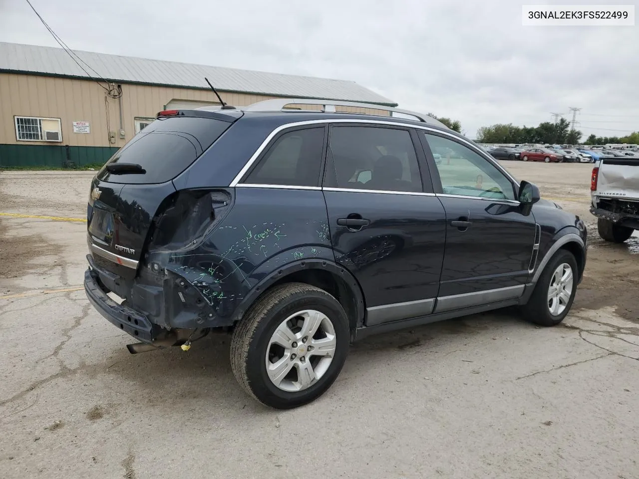 2015 Chevrolet Captiva Ls VIN: 3GNAL2EK3FS522499 Lot: 72315284