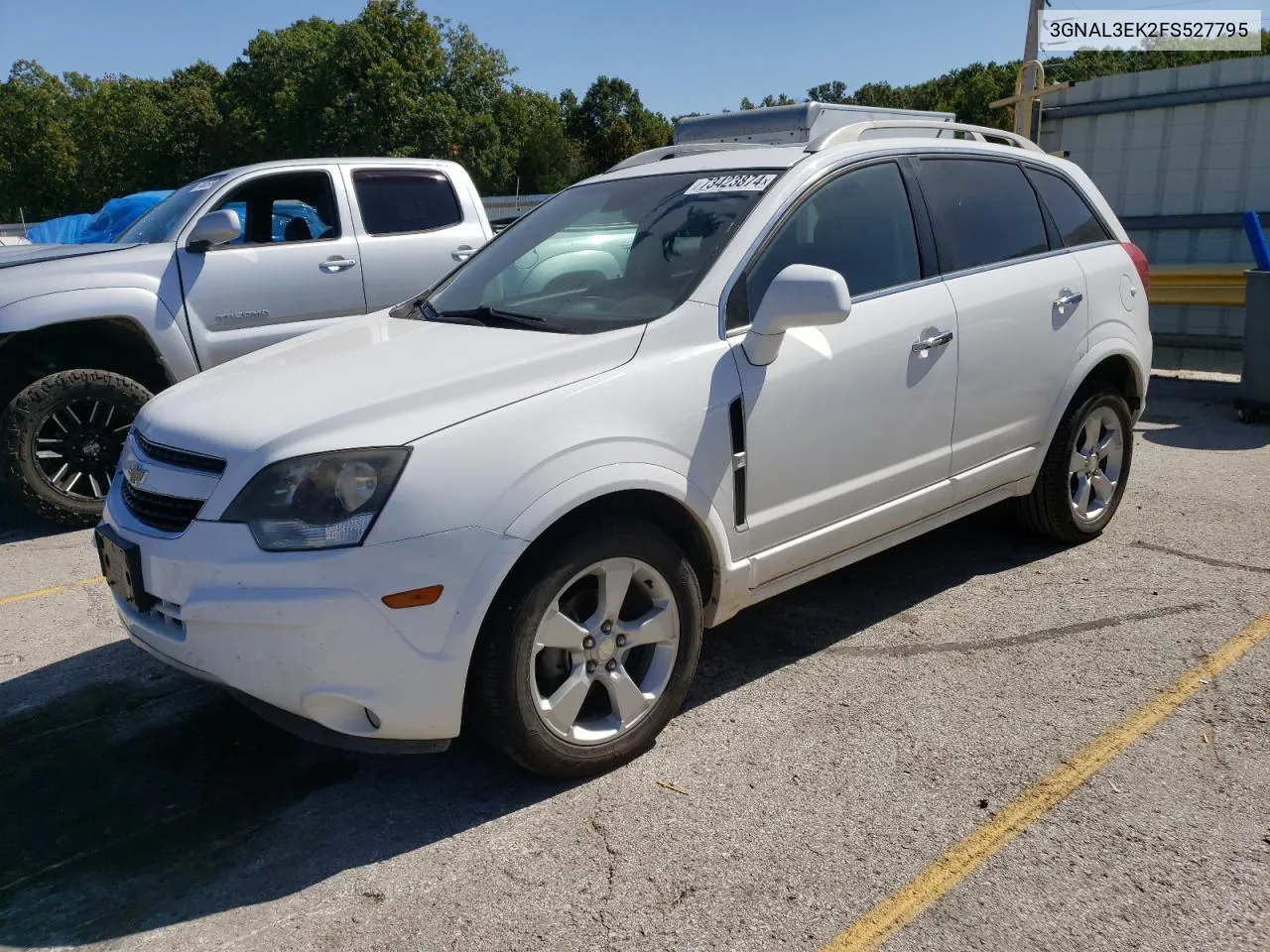 2015 Chevrolet Captiva Lt VIN: 3GNAL3EK2FS527795 Lot: 73423874