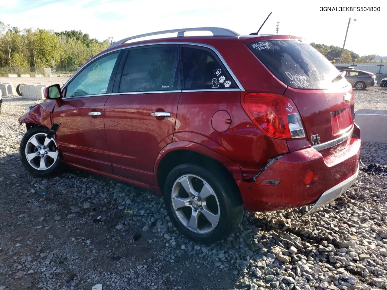 2015 Chevrolet Captiva Lt VIN: 3GNAL3EK8FS504800 Lot: 74306734