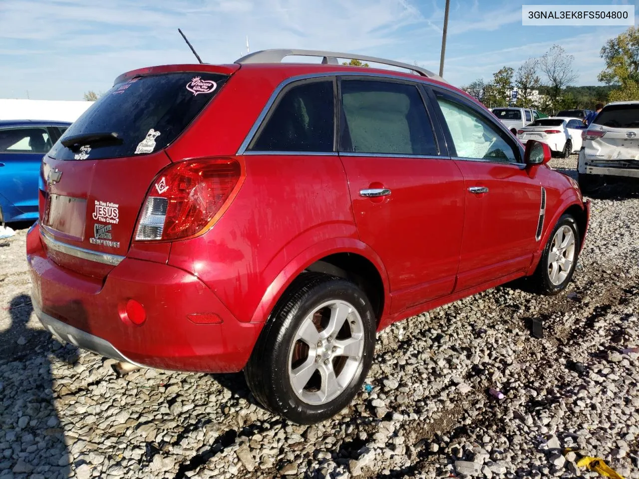 2015 Chevrolet Captiva Lt VIN: 3GNAL3EK8FS504800 Lot: 74306734