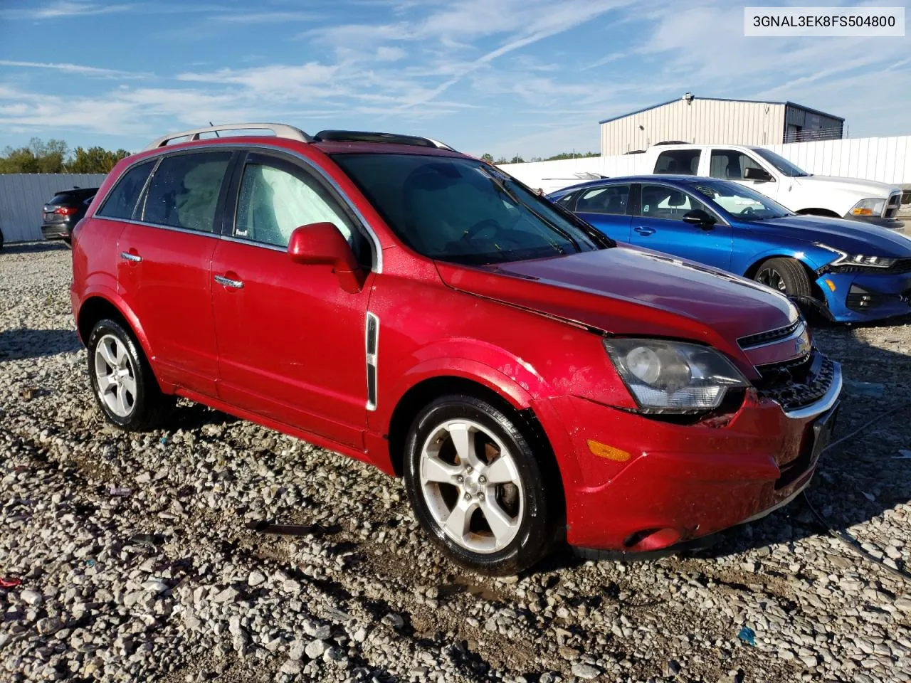 2015 Chevrolet Captiva Lt VIN: 3GNAL3EK8FS504800 Lot: 74306734