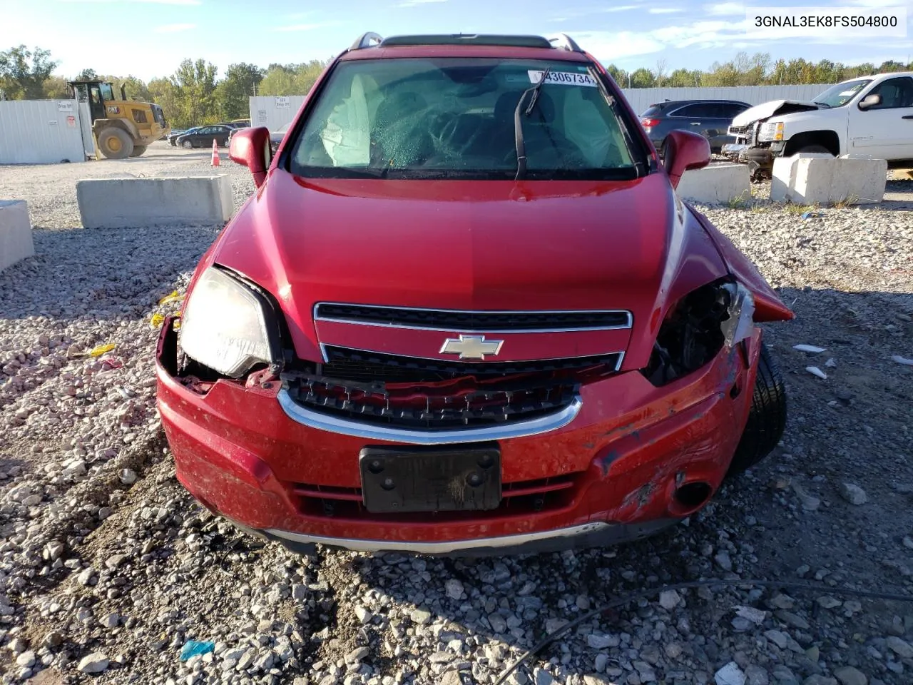 2015 Chevrolet Captiva Lt VIN: 3GNAL3EK8FS504800 Lot: 74306734