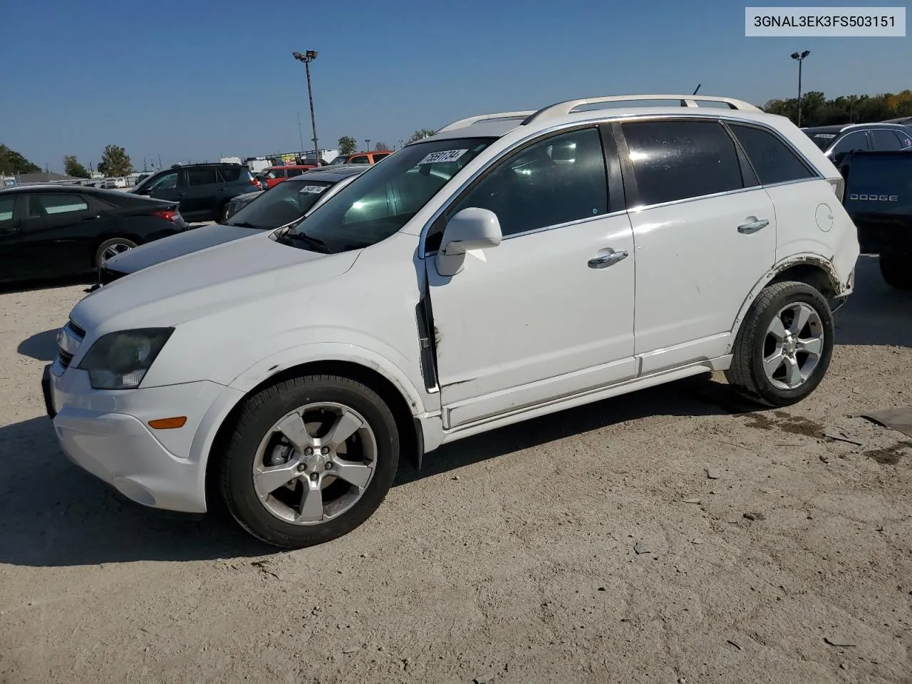 2015 Chevrolet Captiva Lt VIN: 3GNAL3EK3FS503151 Lot: 75591734