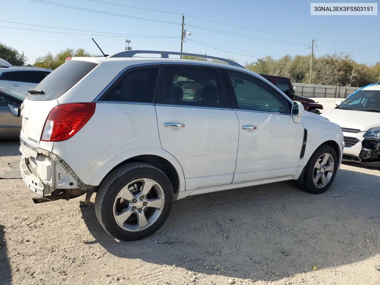 2015 Chevrolet Captiva Lt VIN: 3GNAL3EK3FS503151 Lot: 75591734