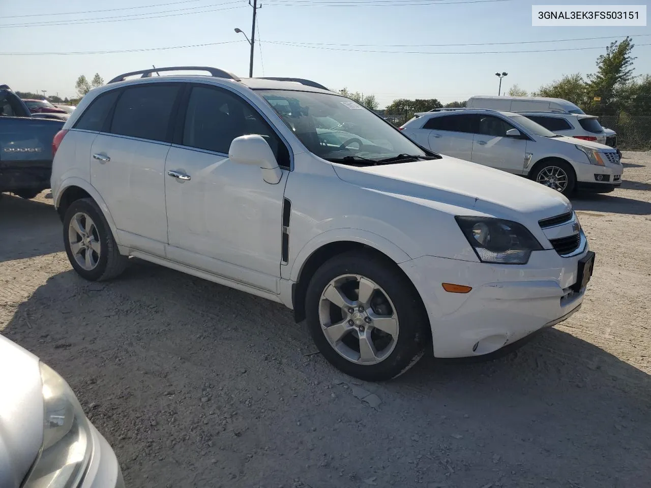 2015 Chevrolet Captiva Lt VIN: 3GNAL3EK3FS503151 Lot: 75591734