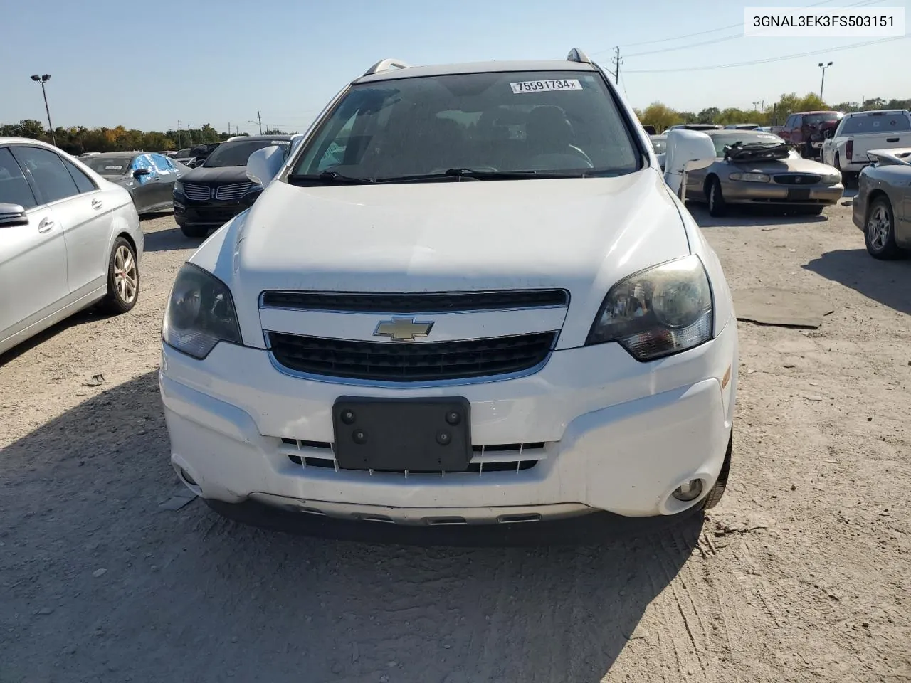 2015 Chevrolet Captiva Lt VIN: 3GNAL3EK3FS503151 Lot: 75591734