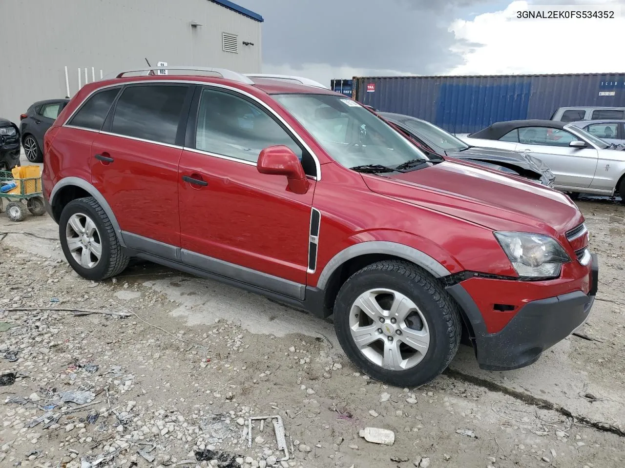 2015 Chevrolet Captiva Ls VIN: 3GNAL2EK0FS534352 Lot: 75671584