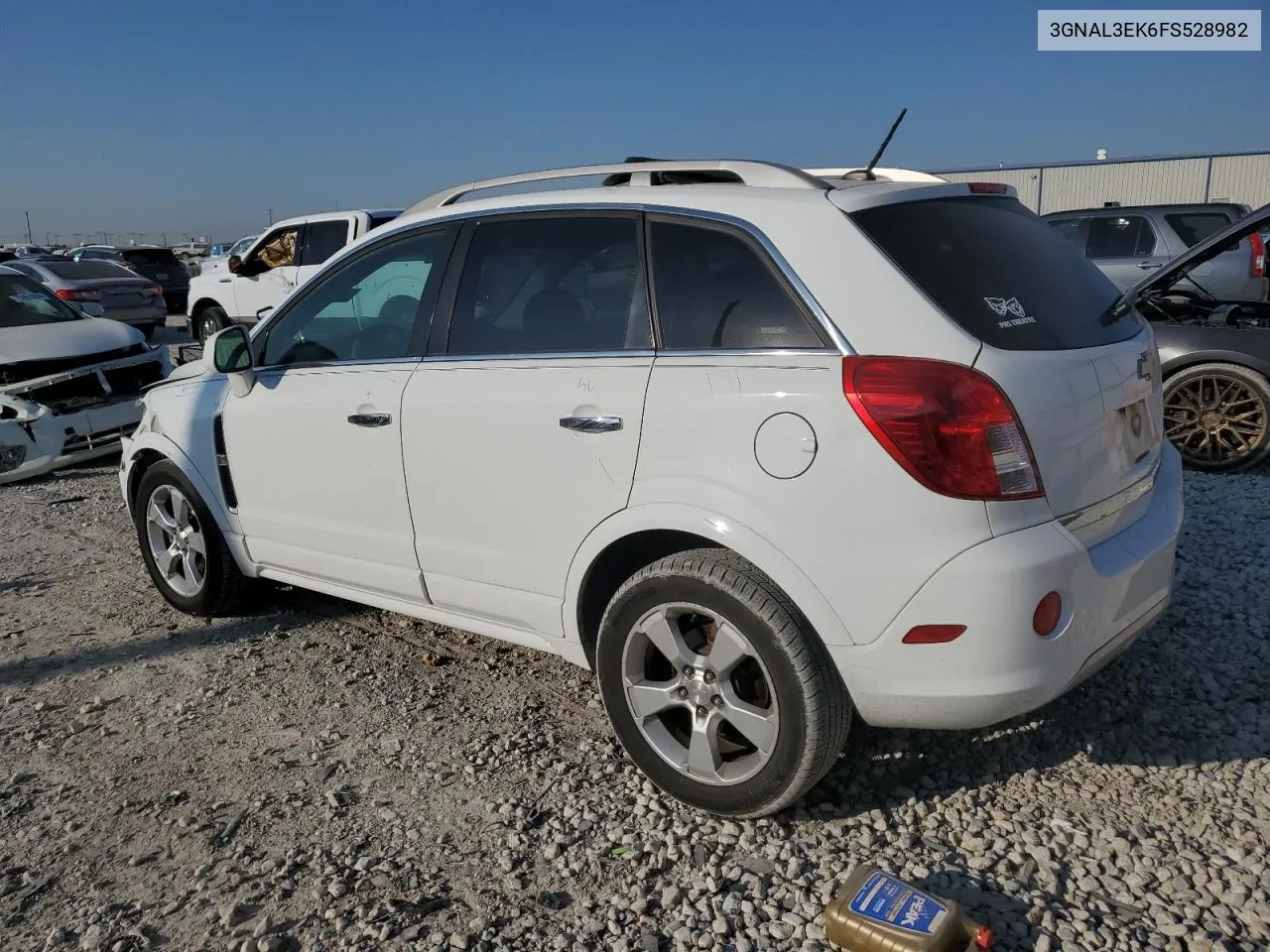 2015 Chevrolet Captiva Lt VIN: 3GNAL3EK6FS528982 Lot: 75797594