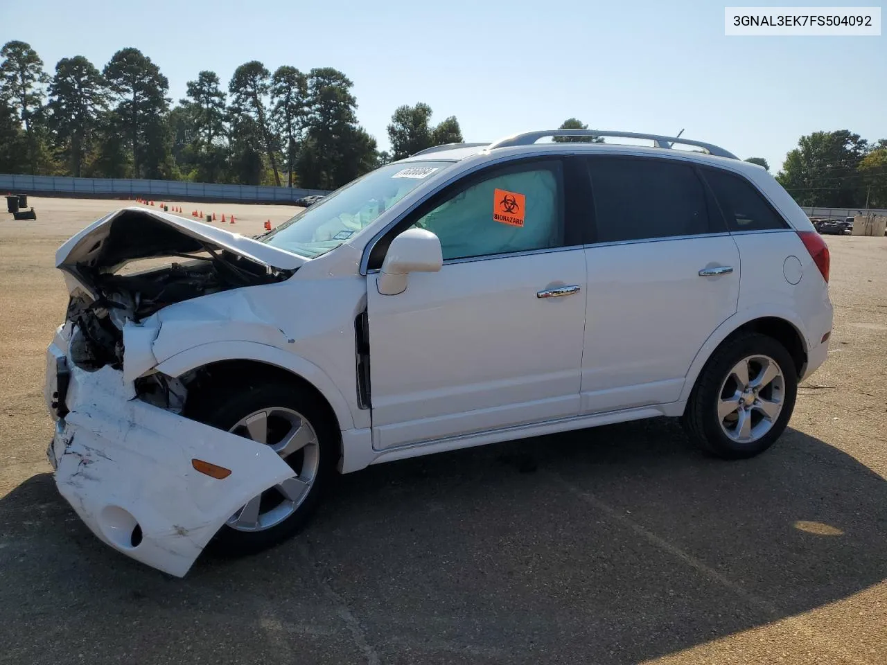 2015 Chevrolet Captiva Lt VIN: 3GNAL3EK7FS504092 Lot: 76266064