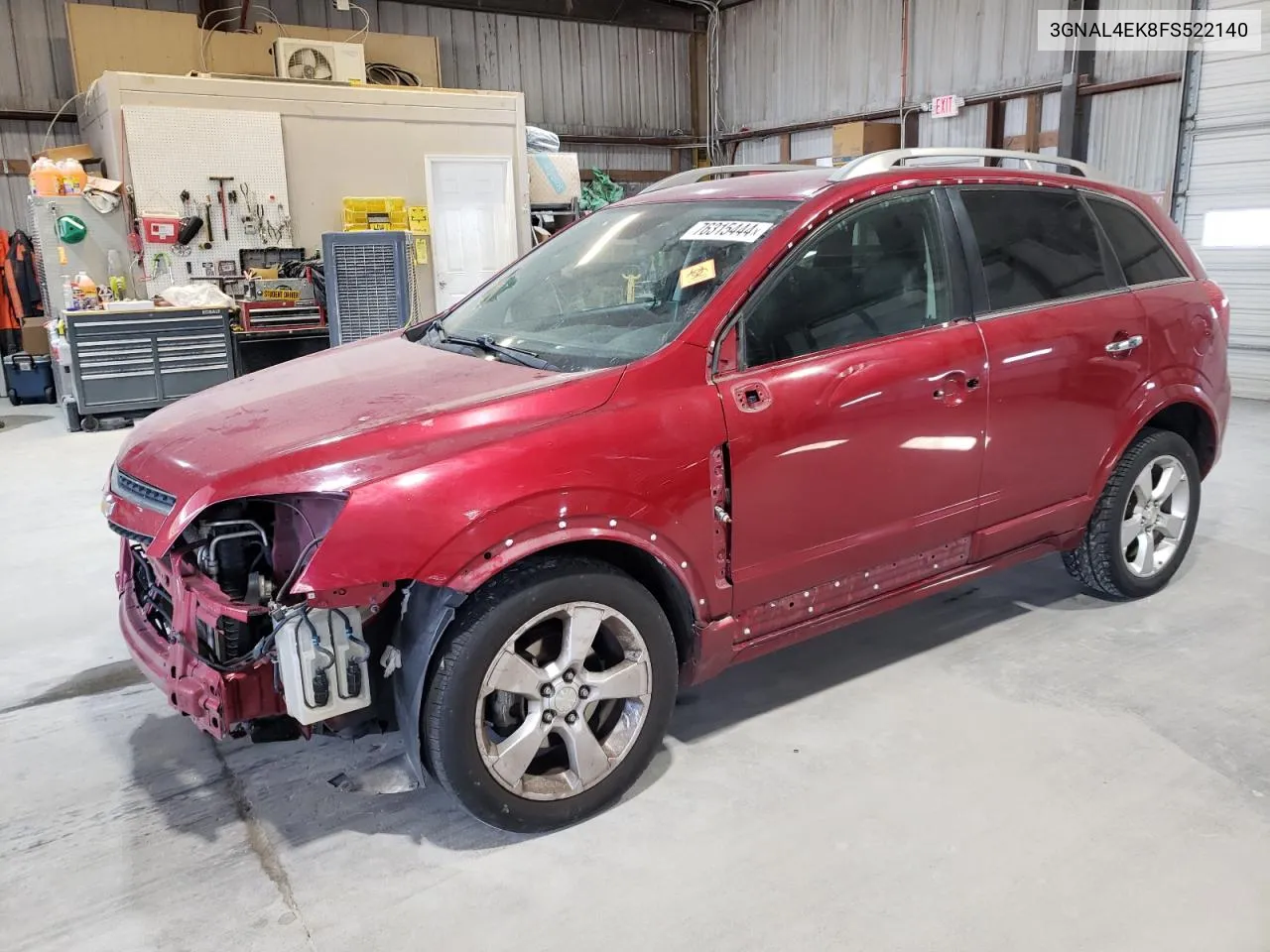 2015 Chevrolet Captiva Ltz VIN: 3GNAL4EK8FS522140 Lot: 76315444